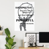 Poster Puissant au-delà de la mesure (Bureau à domicile)