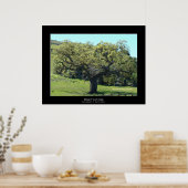 Poster "Puissant chêne vivant" (Cuisine)