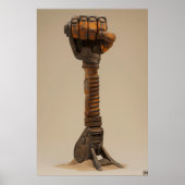 Poster puissant Jackhammer Poster de rendu 3D Post (Devant)