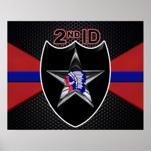 Poster Puissante 2e division d'infanterie