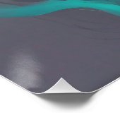 Poster Puissante tête de dragon mythique (Coin)