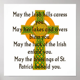 Poster Puisse Irish Hills Vous Caresser - Citation Irland
