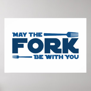 Poster Puisse la fourchette être avec vous