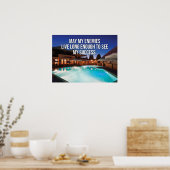 Poster Puisse Mes Ennemis Vivre Assez Longtemps Pour Voir (Cuisine)