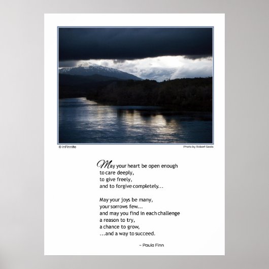 Poster Puisse ton coeur être ouvert...Poster (Devant)