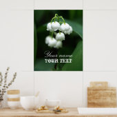 Poster Puissent des lis blancs (Cuisine)