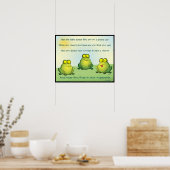 Poster Puissiez-Vous Jamais Trouver Des Grenouilles Dans  (Cuisine)
