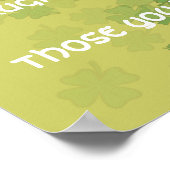 Poster Puissiez-vous toujours avoir des murs pour ... - C (Coin)