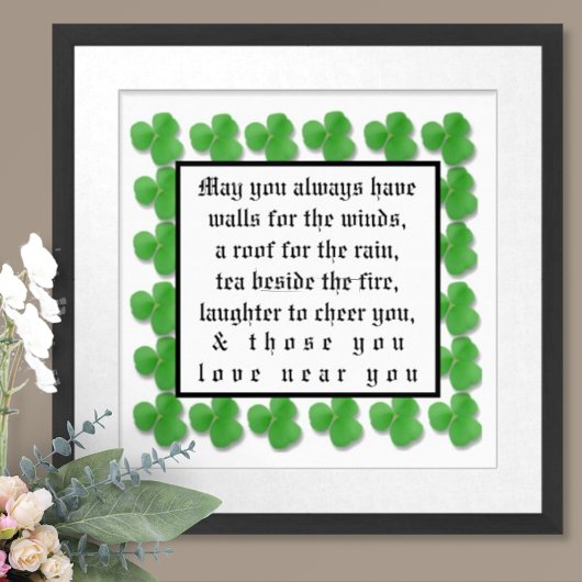 Poster Puissiez-vous toujours avoir des murs pour les ven