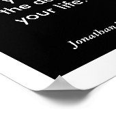 Poster Puissiez-vous vivre - Jonathan Swift cite (Coin)