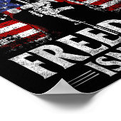 Poster Puissions-nous jamais oublier que la liberté n'est (Coin)