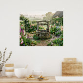 Poster Puits de jardin de cottage (Cuisine)