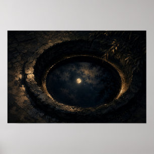 Poster Puits de minuit — KŌAN (Paysage)