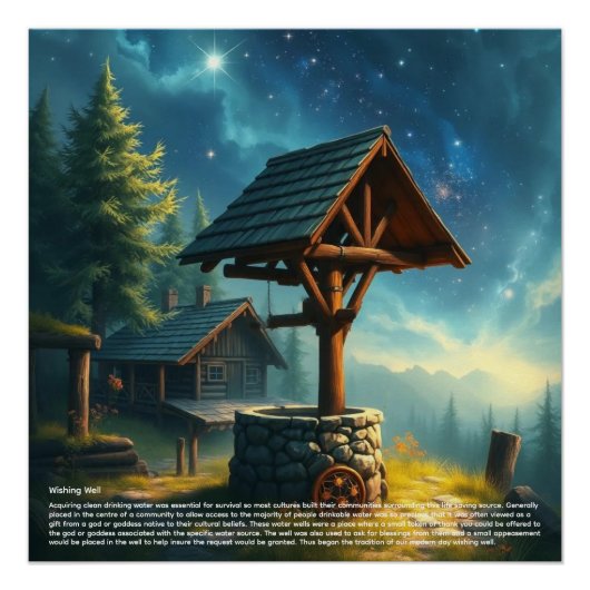 Poster Puits de souhaits (Devant)