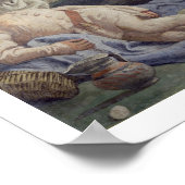 Poster Pulcinella en vacances (Coin)