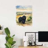 Poster Puli - Art Chien Imprimer (Bureau à domicile)