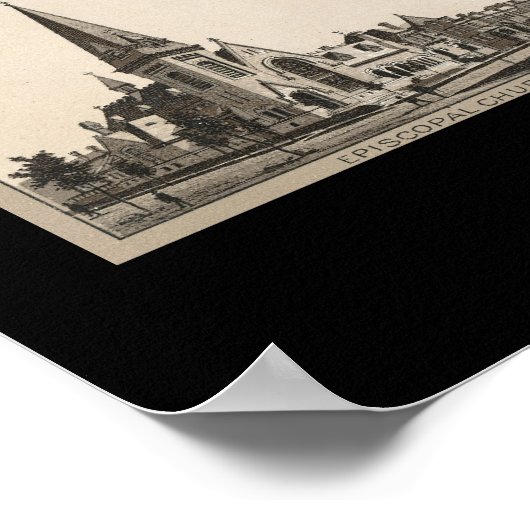 Poster Pullman, Chicago (vers 1880) (Coin)