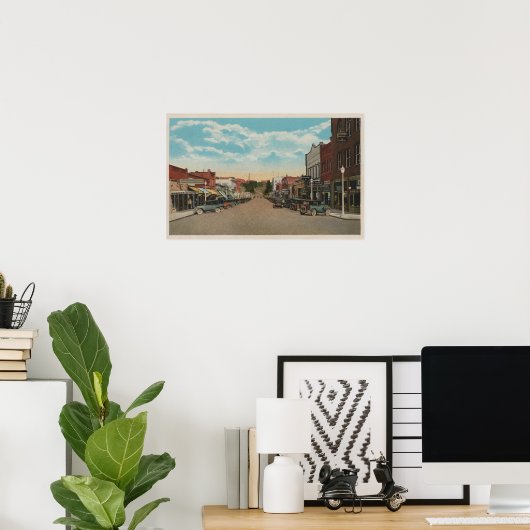 Poster Pullman, WAView de Main StreetPullman, WA (Bureau à domicile)