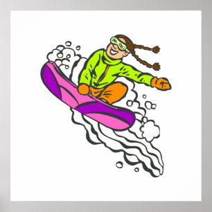 Poster Pullover de fille