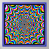 Poster Pulsation de l'araignée Web de couleurs (Devant)