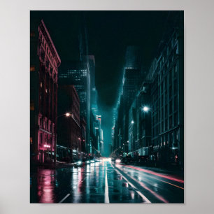 Poster Pulse de nuit : Vibrance urbaine