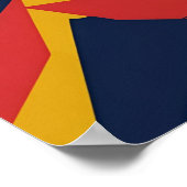 Poster Pulse fragmentée : Rythme géométrique gras (Coin)