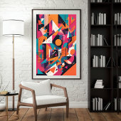 Poster Pulse Prismatique