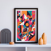 Poster Pulse Prismatique