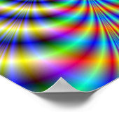 Poster Pulse Psychédélique à anneau (Coin)