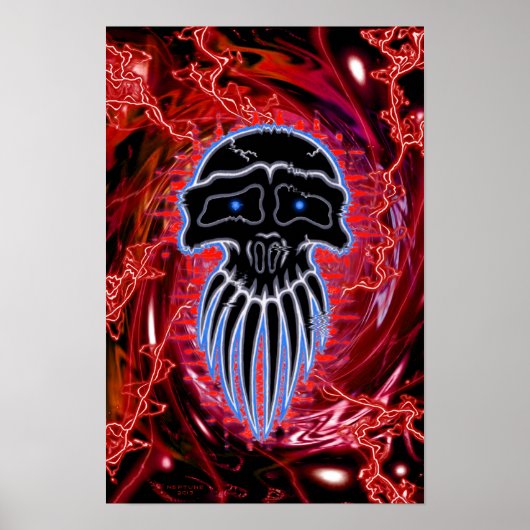 Poster Pulse Red Design (Devant)