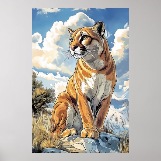 Poster Puma I Cougar (Devant)