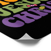 Poster Pumpkin Sce & Je-sus Christ Funny Christian Ha (Coin)