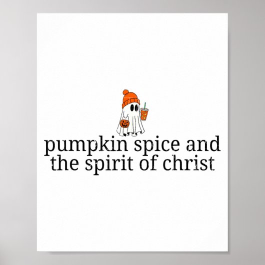 Poster Pumpkin Sce And The Srit Of Christ, Christian Hall (Devant)