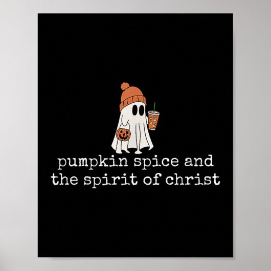Poster Pumpkin Sce And The Srit Of Christ Christian Hallo (Devant)
