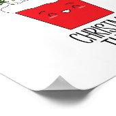 Poster Pun à herbes de thym de Noël (Coin)