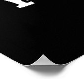 Poster Pun animal amusant de vache française (Coin)