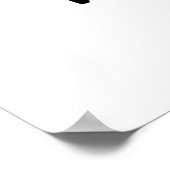 Poster Pun animal drôle de vache Saint (Coin)