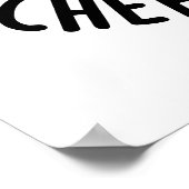 Poster Pun de cheeseburger amusant Ice-berg (Coin)