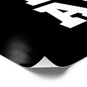 Poster Pun de flamant drôle Sentiment flamazing (Coin)