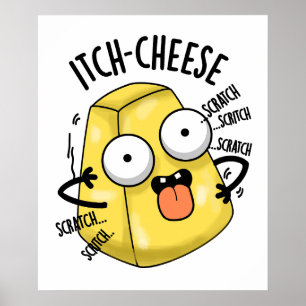 Poster Pun de fromage à la broche