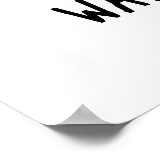 Poster Pun de fruits de pastèque amusant (Coin)