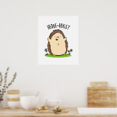 Poster Pun de haies-trous amusant (Cuisine)