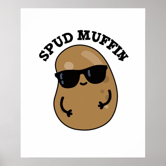Poster Pun de pomme de terre cuite au muffin pud (Devant)