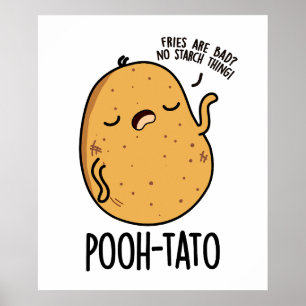 Poster Pun de pomme de terre drôle de tato