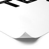 Poster Pun De Tennis Drôle À Dix Knees Ball (Coin)