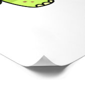 Poster Pun de tortue de la célébrité de Shell (Coin)