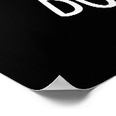 Poster Pun Halloween Fantôme Féminin Drôle Bootiful (Coin)