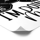 Poster Pun haltérophilie Shhh I'm Doing Math Workout Weig (Coin)