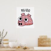 Poster Pun Igloo Drôle De Pig-loo (Cuisine)