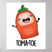 Poster Pun tomate amusant (Devant)